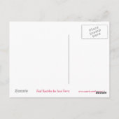 Red Baubles-briefkaart Briefkaart (Achterkant)