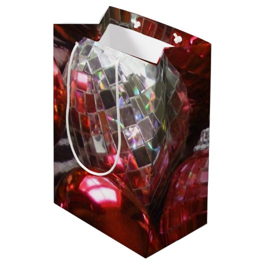 Red Baubles cadeautas (Achterkant Gekanteld)