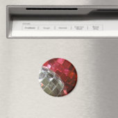 Red Baubles detailkoelkast magneet (Insitu (Vaatwasser))