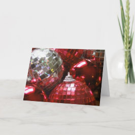 Red Baubles 'Merry Kerstmis'-cadeaukaart Feestdagen Kaart