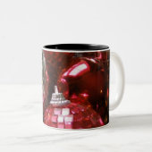 Red Baubles mok met twee toonhoogten (Voorkant rechts)