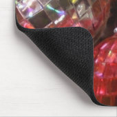 Red Baubles mousepad Muismat (Hoek)