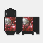 Red Baubles zwarte doos Bedankdoosjes (Uitgevouwen)