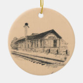 Red Bay Depot Ceramic Ornament (Voorkant)