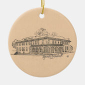 Red Bay Hotel Ceramic Ornament (Voorkant)