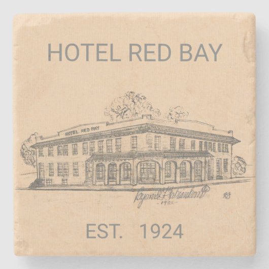 Red Bay Hotel Onderzetter (Voorkant)