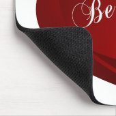 Red Be Mine Heart Muismat (Hoek)