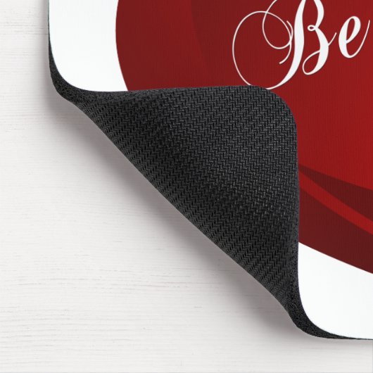 Red Be Mine Heart Muismat (Hoek)