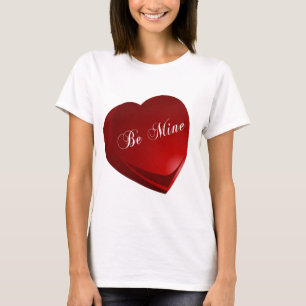 Red Be Mine Heart T-shirt