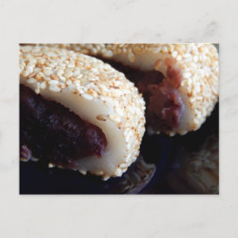 Red Bean Paste Bun Briefkaart