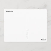 Red Bean Paste Bun Briefkaart (Achterkant)