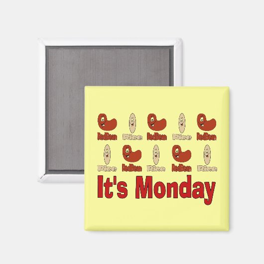 Red Beans op maandag Magneet (Voorkant / Achterkant)