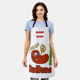 Red Beans & Rice, Ontwerp tekst toevoegen, Schort
