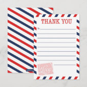 Red Bedankt Collectie Postal Service (Voorkant / Achterkant)