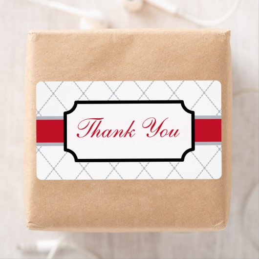 Red Bedankt Labels (Insitu)