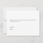 Red Bedankt Opmerking (Achterkant)