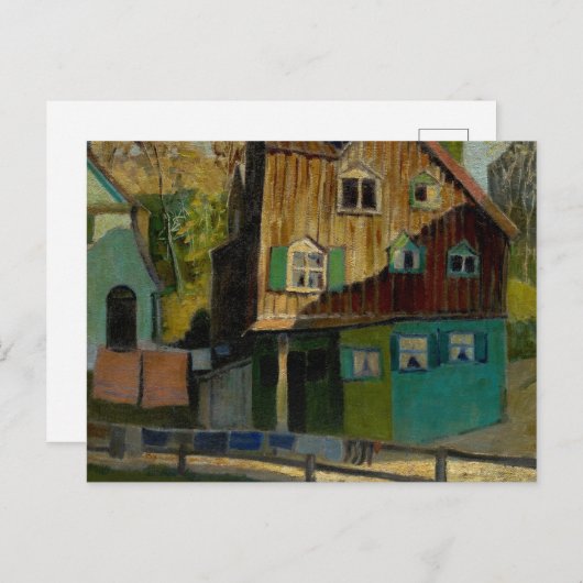 Red Bedding door Grant Wood Briefkaart (Voorkant / Achterkant)