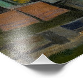 Red Bedding door Grant Wood Foto Afdruk (Hoek)