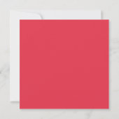 Red/beige Fancy Art Deco Save the Date Invite (Achterkant)