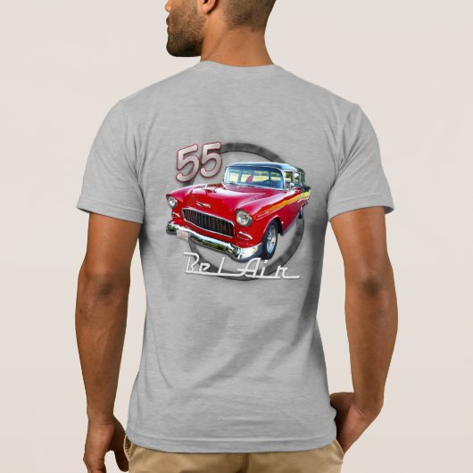 Red BelAir 1955 T-shirt (Achterkant)