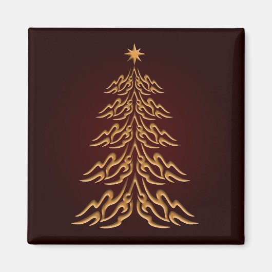 Red Bell kerstboom Magnet (Voorkant)
