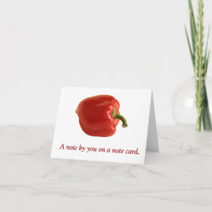 Red Bell Pepper Bright Foto op Kaart