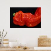 Red Bell Pepper Poster (Keuken)