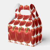 Red Bell Pepper. Verse van de markt Bedankdoosjes (Achterkant)