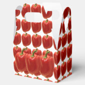 Red Bell Pepper. Verse van de markt Bedankdoosjes (Geopend)
