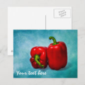Red Bell Peppers Briefkaart (Voorkant / Achterkant)