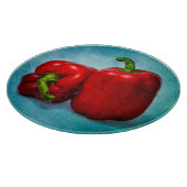 Red Bell Peppers Snijplank (Hoek)