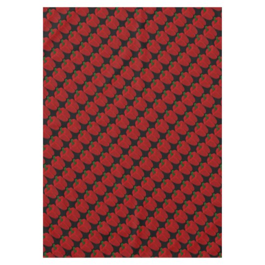 Red Bell Peppers Tafelkleed (Voorkant)