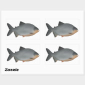 Red-bellied Pacu Rechthoekige Sticker (Vel)