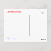 Red-bellied Woodpecker Briefkaart (Achterkant)