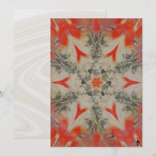 Red-bellied Woodpecker Gold and Textured Card Feestdagenkaart (Voorkant / Achterkant)