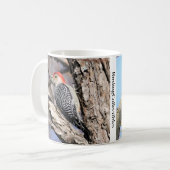 Red-bellied Woodpecker III Coffee Mok (Voorkant links)
