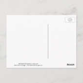 Red-bellied Woodpecker in de sneeuw Briefkaart (Achterkant)