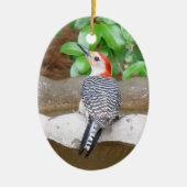 Red-bellied Woodpecker Keramisch Ornament (Voorkant)