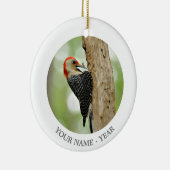 Red-Bellied Woodpecker Keramisch Ornament (Rechts)