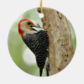 Red-Bellied Woodpecker Keramisch Ornament (Achterkant)