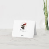 Red Bellied Woodpecker Notecard - Blank Inside Kaart (Achterkant)
