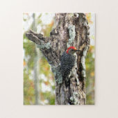Red Bellied Woodpecker Puzzle Legpuzzel (Verticaal)