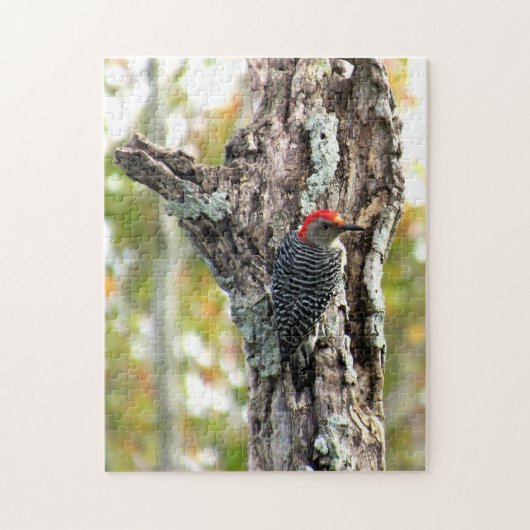 Red Bellied Woodpecker Puzzle Legpuzzel (Verticaal)