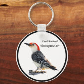 Red-Bellied Woodpecker Sleutelhanger (Voorkant)