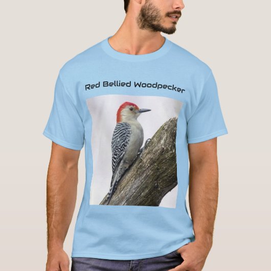 Red Bellied Woodpecker T-shirt (Voorkant)