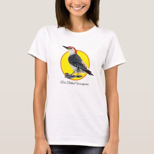 Red-Bellied Woodpecker T-shirt (Voorkant)
