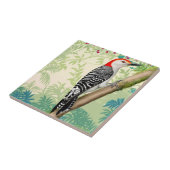 Red Bellied Woodpecker Wild Bird Tile Tegeltje (Zijkant)