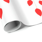 Red Bells en Holly Wrapping Paper Cadeaupapier (Rol Hoek)