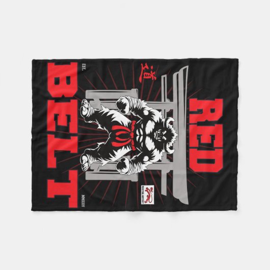 Red Belt Championship in zicht! Fleece Deken (Voorkant (Horizontaal))