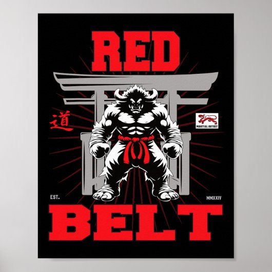 Red Belt Championship in zicht! Poster (Voorkant)